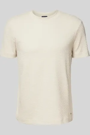 JOOP! T-Shirt mit geripptem Rundhalsausschnitt Modell 