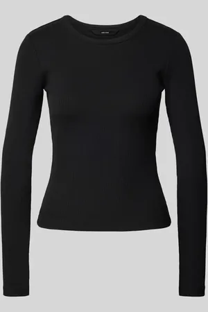 VERO MODA Slim Fit Langarmshirt mit Baumwoll-Anteil Modell 