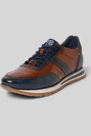 Bugatti Sneaker aus Leder mit Label-Detail Modell 
