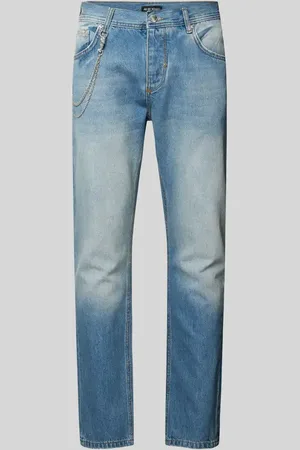 Antony Morato Cropped Slim Fit Jeans mit Ketten-Detail in , Größe 30