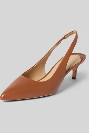 Ralph Lauren Lederpumps mit Pfennigabsatz Modell 