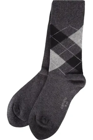 Camano Socken mit Karomuster im 2er-Pack in , Größe 39/42