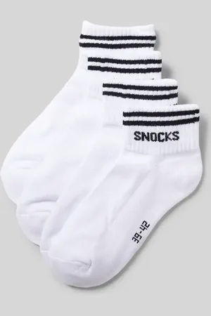 Snocks Socken mit Label-Stitching Modell 