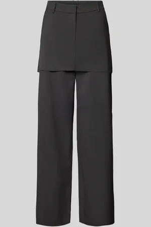 Weekday Flared Stoffhose mit Eingrifftaschen in , Größe XS