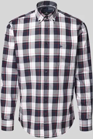 Fynch-Hatton Freizeithemd mit Button-Down-Kragen in , Größe M