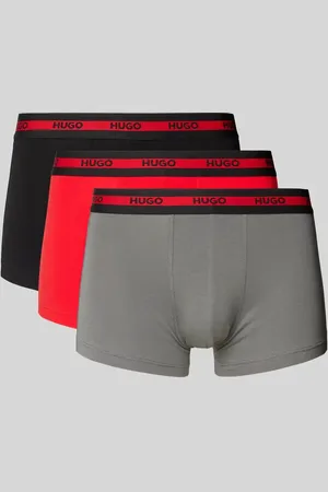 HUGO BOSS Trunks mit elastischem Label-Bund im 3er-Pack in , Größe S