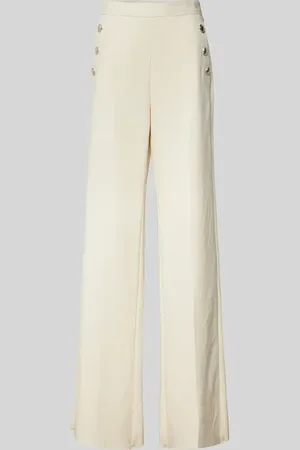 MARELLA Wide Leg Stoffhose mit Zierknöpfen Modell 