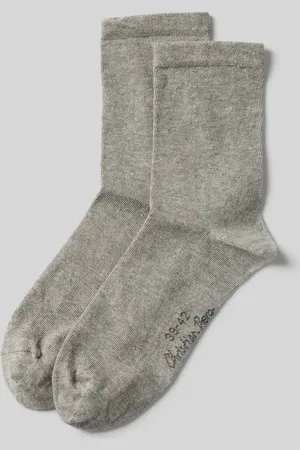 Christian Berg Socken mit Label-Detail im 2er-Pack in , Größe 35-38
