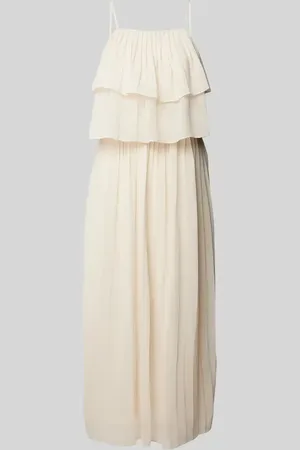 VILA Fließendes Maxikleid mit Volants Modell 