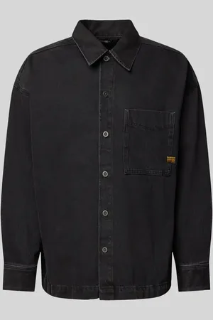 G-Star Boxy Fit Jeanshemd mit Label-Detail in , Größe M