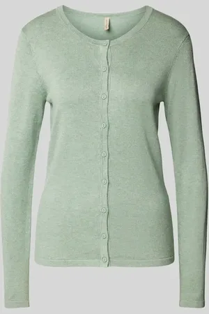 soyaconcept Strickjacke aus Viskose-Mix mit Knopfleiste Modell 