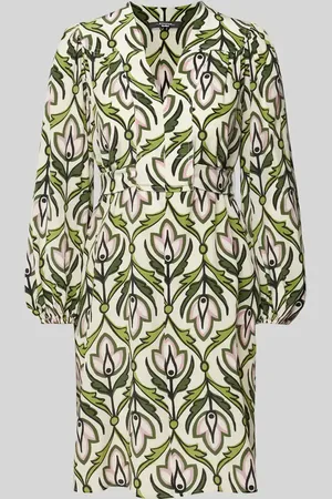 Max Mara Knielanges Seidenkleid mit V-Ausschnitt Modell 