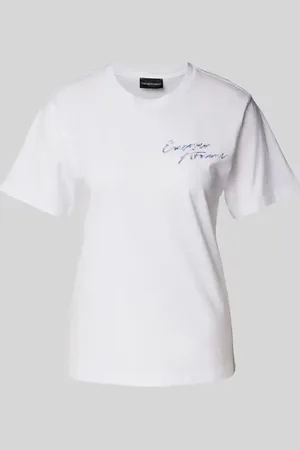 Emporio Armani T-Shirt mit Label-Print in , Größe XS