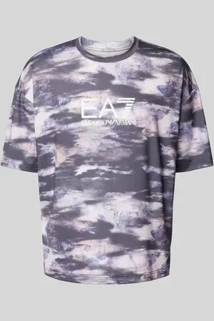 EA7 T-Shirt mit Label-Print Modell 