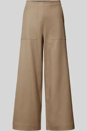 Marc O’ Polo Weite Hose aus Bio-Baumwoll-Lyocell-Mix mit aufgesetzten seitlichen Eingrifftaschen in , Größe 40