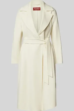 Max Mara Wollmantel mit Reverskragen und Kaschmir-Anteil Modell 