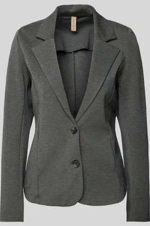 soyaconcept Blazer aus Viskose-Mix mit Eingrifftaschen Modell 
