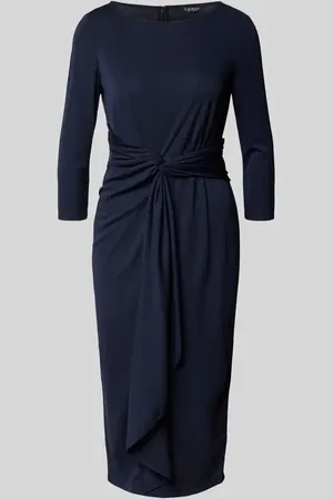 Ralph Lauren Midikleid mit Knotendetail Modell 
