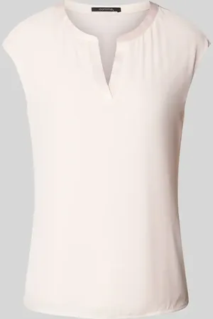 Comma, T-Shirt aus Viskose-Mix mit Fledermausärmeln in , Größe 36