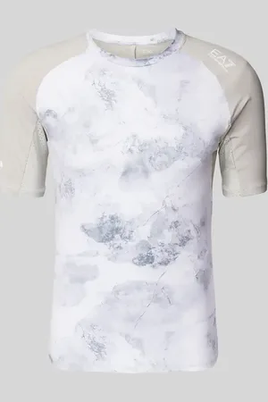 EA7 T-Shirt mit Label-Print Modell 