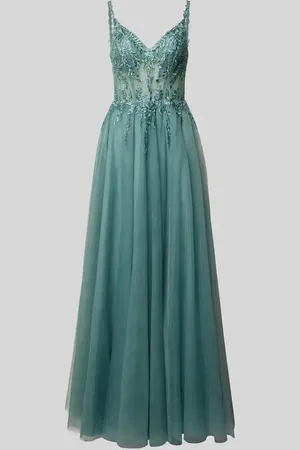 Luxuar Abendkleid mit Strasssteinbesatz in , Größe 36