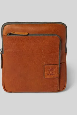 Strellson Lederrucksack mit Label-Prägung Modell 