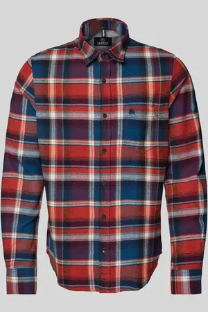 Lerros Regular Fit Freizeithemd mit Label-Stitching in , Größe M