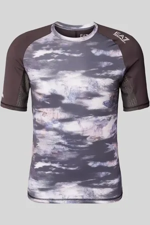 EA7 T-Shirt mit Label-Print Modell 