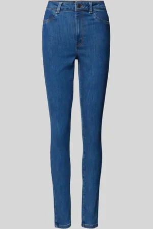 Pieces® Slim Fit Skinny Fit Jeans aus Baumwoll-Mix Modell 