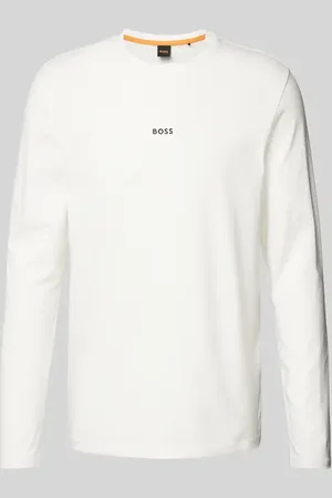 HUGO BOSS Longsleeve mit Label-Print Modell 