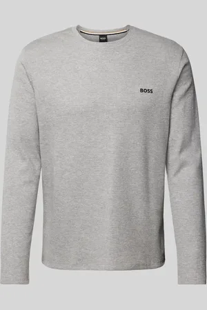 HUGO BOSS Longsleeve mit Label-Stitching Modell 