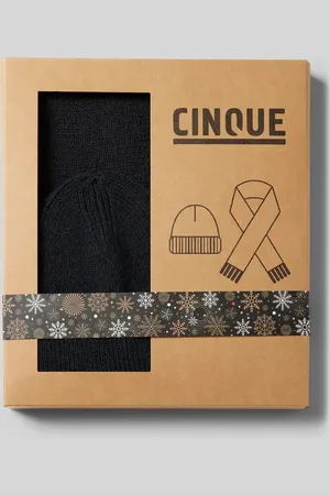 Cinque Schal und Mütze aus Woll-Mix im Set in , Größe 1