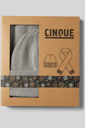 Cinque Schal und Mütze aus Woll-Mix im Set in , Größe 1