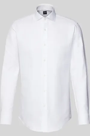 HUGO BOSS Slim Fit Business-Hemd mit Haifischkragen Modell 