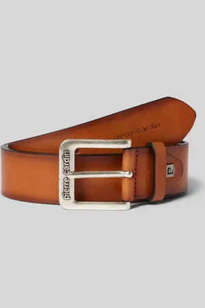 Pierre Cardin Ledergürtel mit Label-Applikation Modell 
