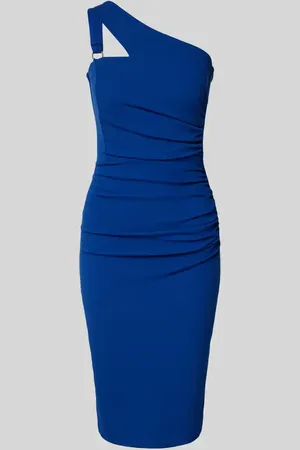 Sistaglam Knielanges Abendkleid mit Raffungen Modell 