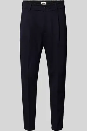 Drykorn Tapered Fit Bundfaltenhose mit verkürztem Schnitt Modell 