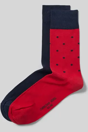 Christian Berg Socken mit Label-Detail in , Größe 43/46
