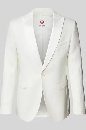 Club of Gents Slim Fit Smoking mit Leinen-Anteil Modell 