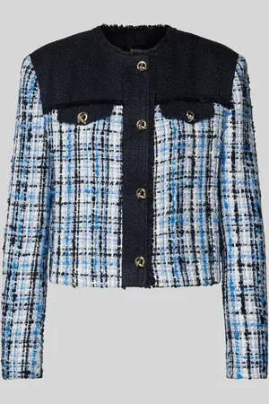 HUGO BOSS Blazer mit Rundhalsausschnitt und Woll-Anteil Modell 