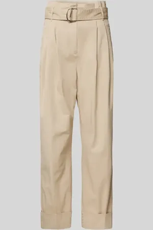 HUGO BOSS Straight Fit Stoffhose mit Bundfalten Modell 