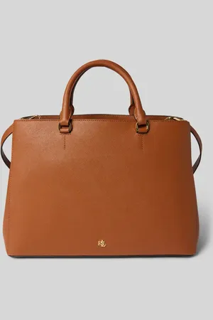 Ralph Lauren Handtasche aus Leder mit kurzen Tragegriffen Modell 