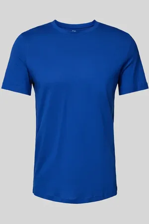 QS by s.Oliver Regular Fit T-Shirt aus reiner Baumwolle mit gummiertem Label-Print in , Größe M