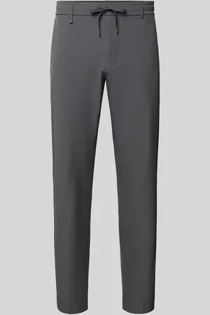 HUGO BOSS Regular Fit Stoffhose mit Tunnelzug Modell 