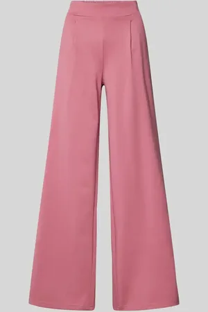 Ichi Wide Leg Stoffhose mit Bundfalten Modell 