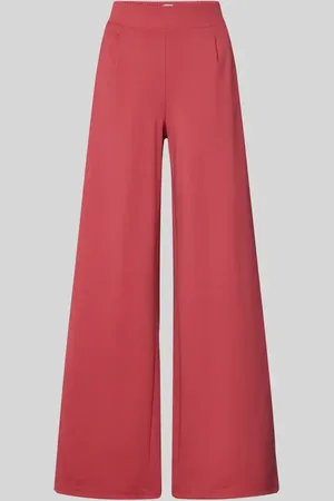 Ichi Wide Leg Stoffhose mit Bundfalten Modell 