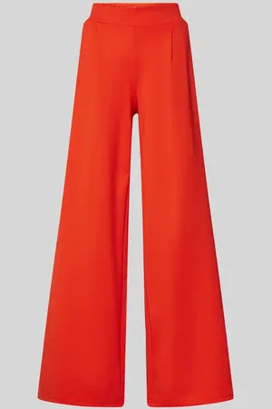 Ichi Wide Leg Stoffhose mit Bundfalten Modell 