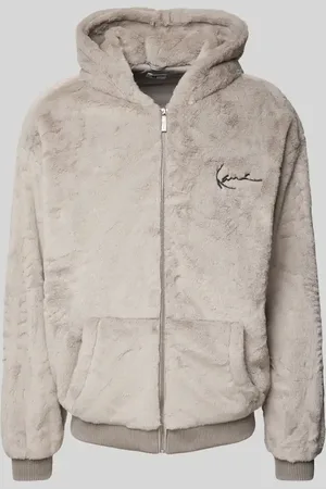 Karl Kani Sweatjacke aus Kunstfell in , Größe XS