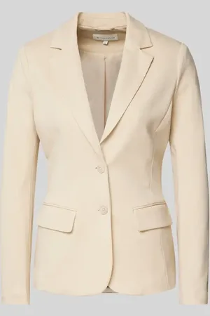 TOM TAILOR Shaped Fit Blazer aus Jersey-Viskose-Mix mit angedeuteten Pattentaschen in , Größe XS