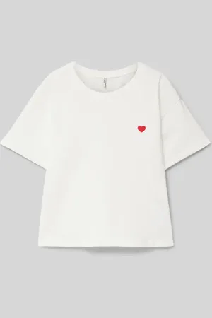 ONLY Comfort Fit T-Shirt aus reiner Baumwolle in , Größe 134